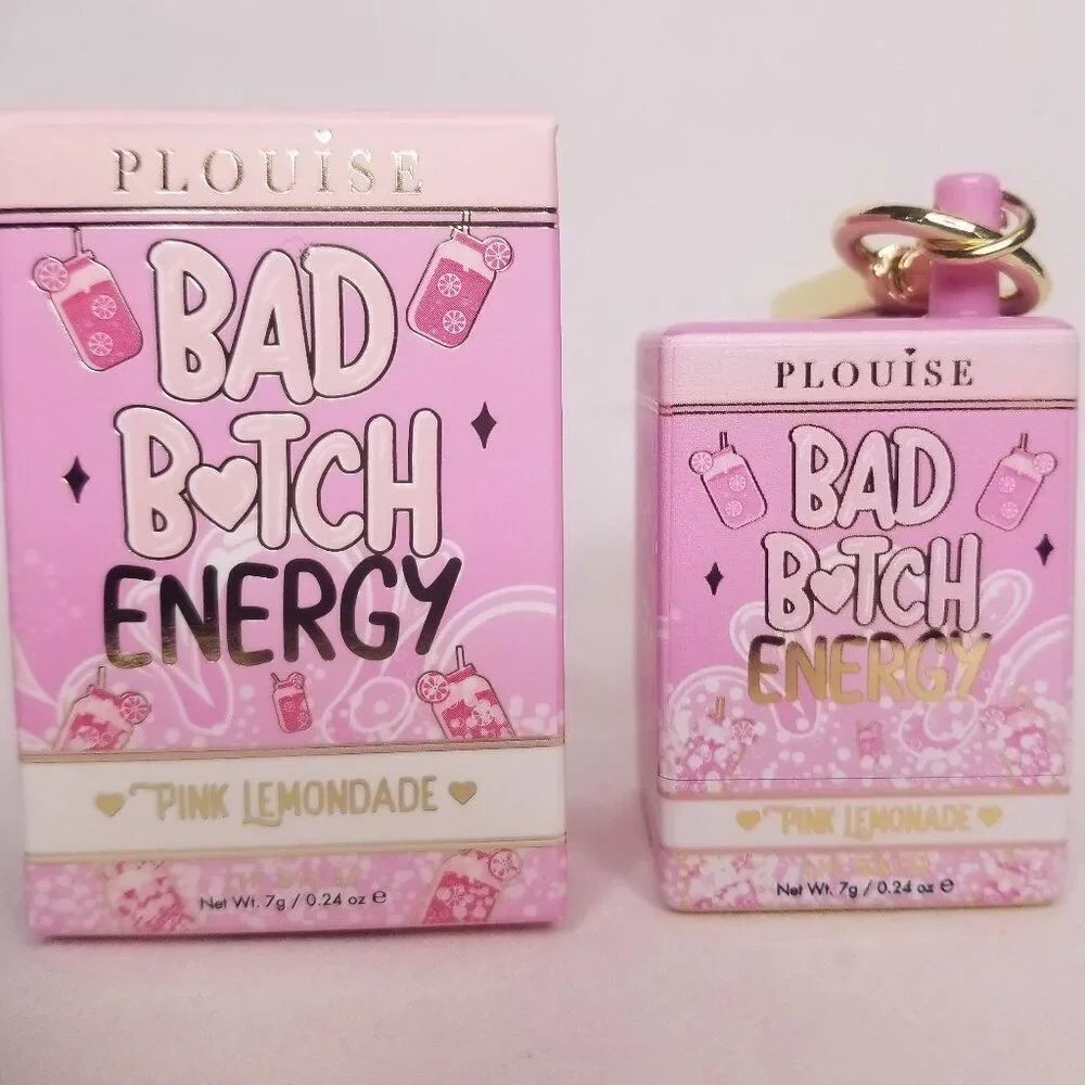 P.Louise - Bad B❤︎tch Energy Keychain Lip Balm - Pink Lemonade